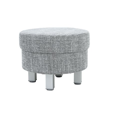 Puf rotund Relax gri, diam 61 cm, sezut 40 cm H, sala asteptare - imagine 6